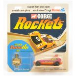 Corgi Toys Rockets D919 "Todd Sweeny's" Stock Car - Purple body, orange chassis, yellow interior ...