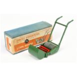 Dinky Toys 751 Lawn Mower - Green and Red with bare metal roller