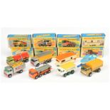 Matchbox Superfast Group To Include - 1a Mercedes Truck - Gold body, yellow plastic cover  9a Boa...