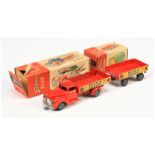 Tekno 748 Dodge "Sand & Gravel"  Delivery Truck - Red including back, chrome trim with 749 Matchi...