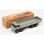 Dinky Toys 501 Foden (type 1) 8-wheel Diesel Wagon - Grey cab and back, black chassis, red side f...