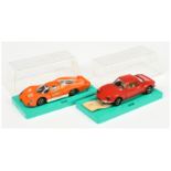 Marklin A Pair (1) 1815 Porsche 907 - Orange, white base, Racing No.13 and (2) 1816 Matra M530 - ...