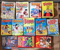Large Quantity of Beano, Dandy, Bash Street Kids, TV, Superhero & similar UK Hardback Annuals & C...