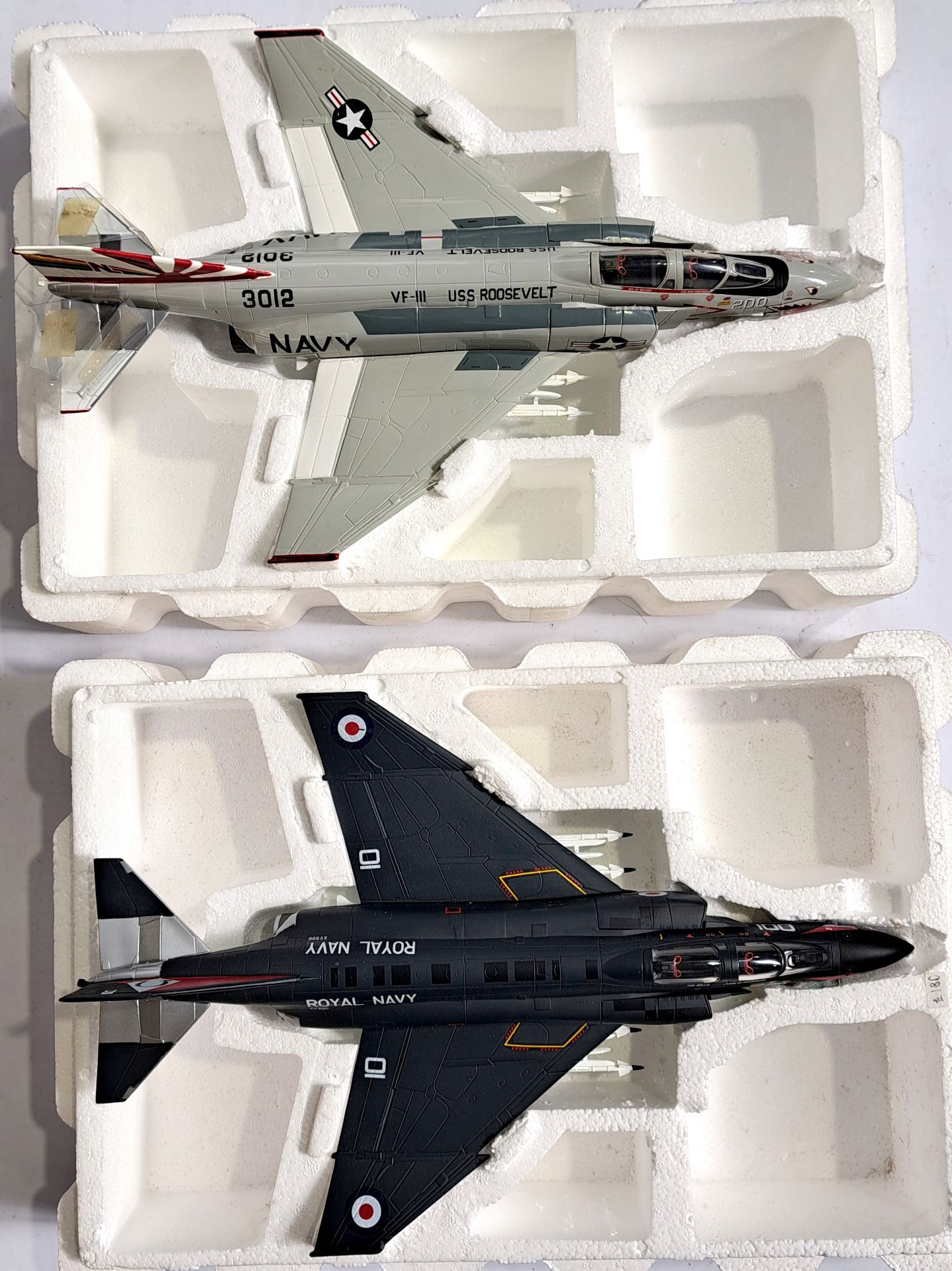 Franklin Mint "Armour Collection", a boxed pair of 1:48 scale military aircraft - Image 2 of 4