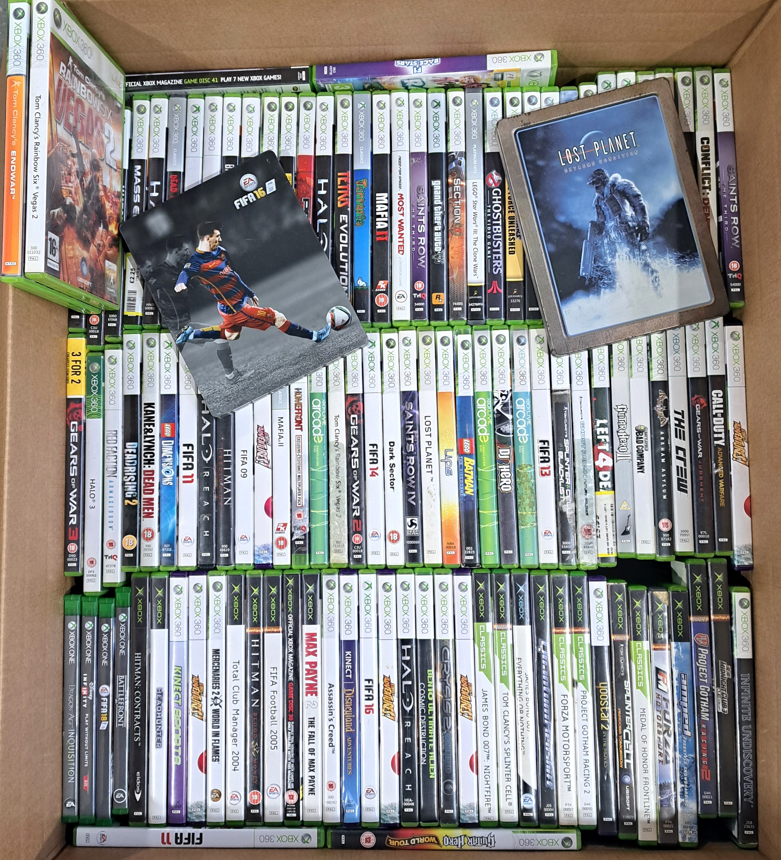 Vintage Gaming - Xbox 360, a QTY of boxed games