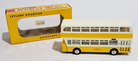 Metosul (Portugal) Leyland Atlantean Yellow & White Bus “S.M.C.”, boxed