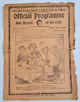 Tottenham Hotspur V Middlesbrough 1923 Pre-War (2nd World War) Football Programme