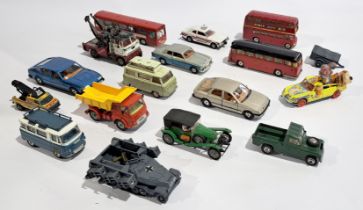 Corgi, Dinky, Matchbox & similar, an unboxed Bus, Car, Commercial & similar group