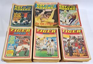 Large Quantity of Roy of the Rovers & Tiger Comics 1977 to 1981