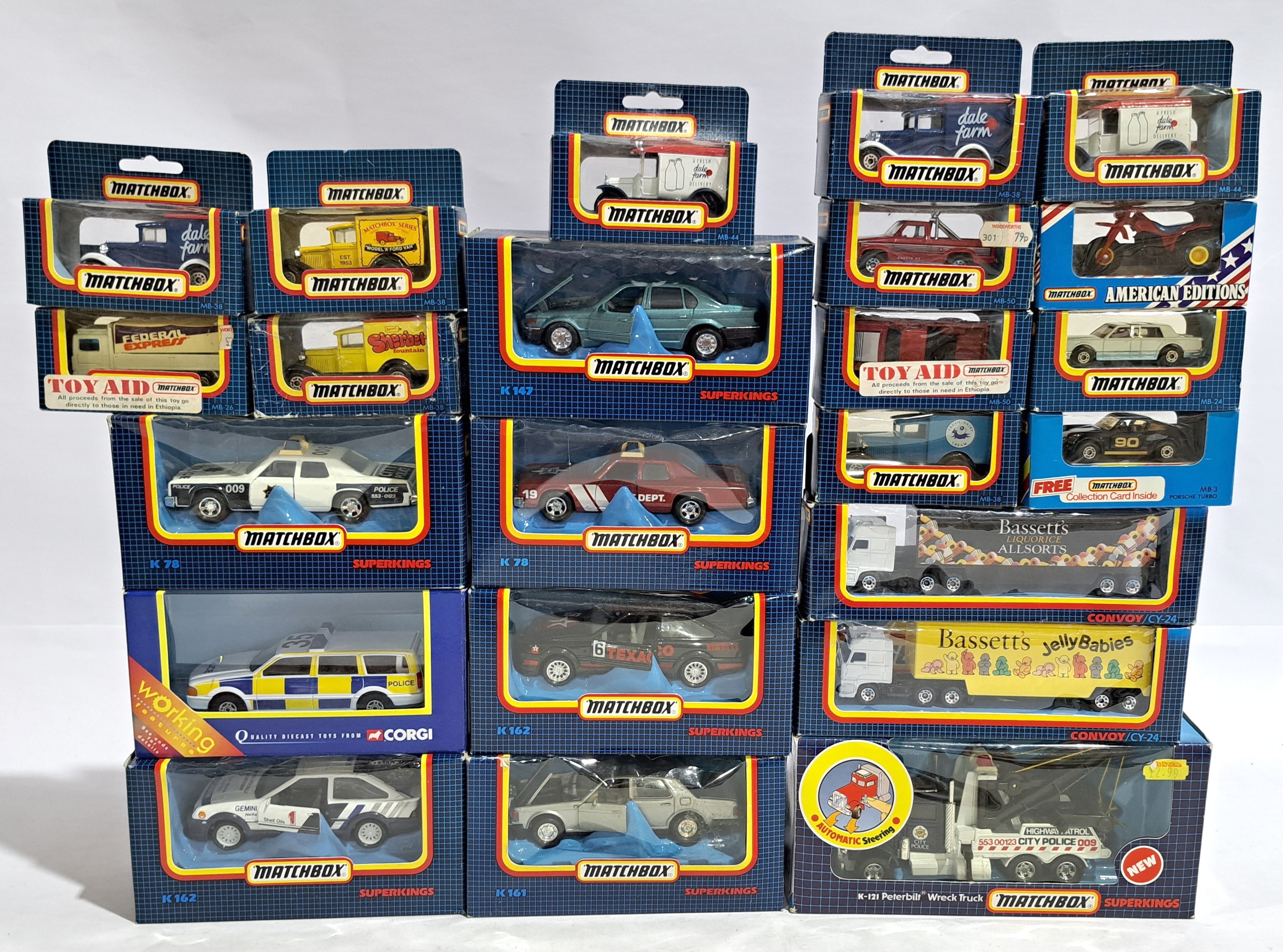 Matchbox, a boxed Car, Commercial & Emergency vehicle group