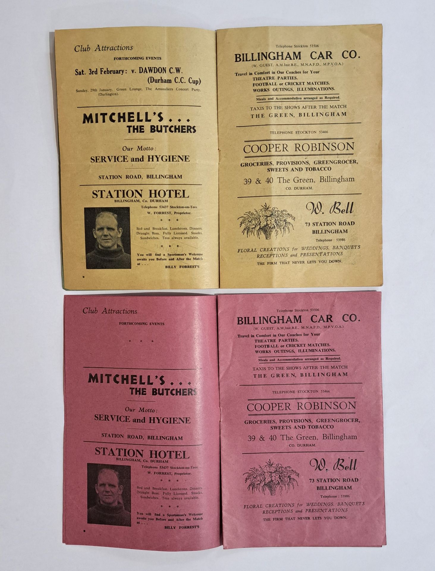 Amateur Football Vintage early 1950's Programmes - Bild 4 aus 7