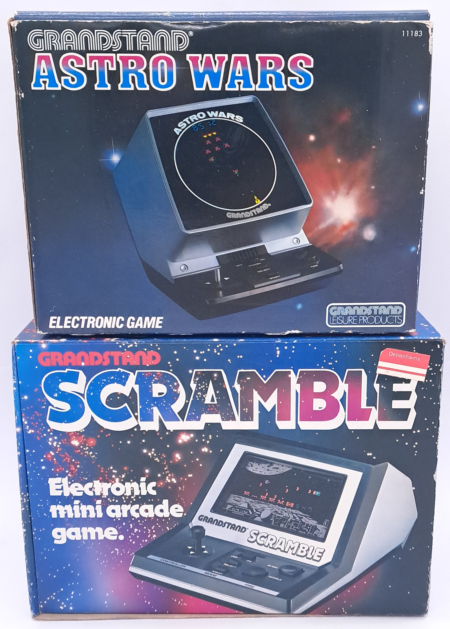 Vintage/Retro Gaming. Grandstand a boxed pair of c1980's battery operated
