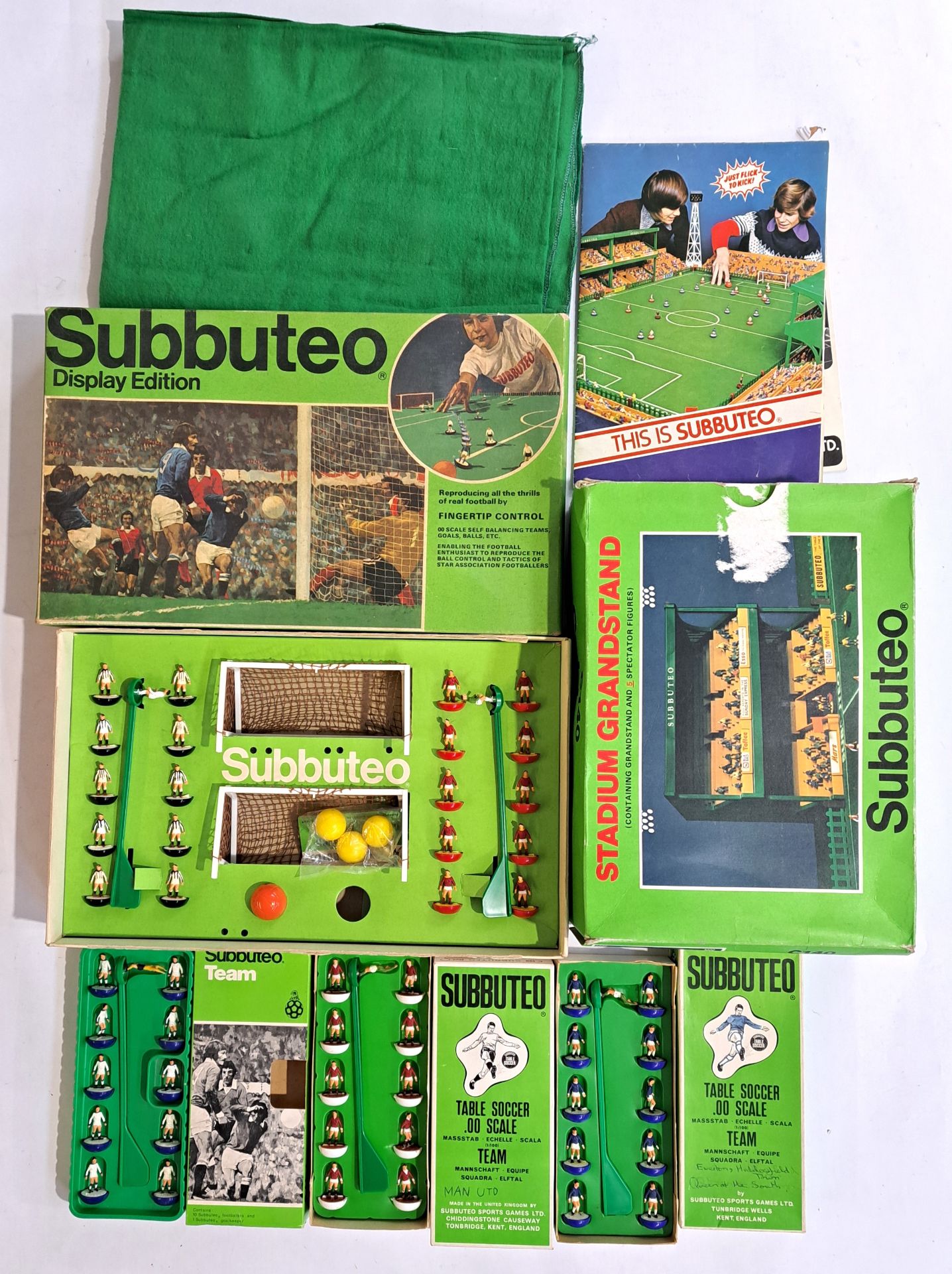 Subbuteo, a boxed group comprising of accessories, set and teams