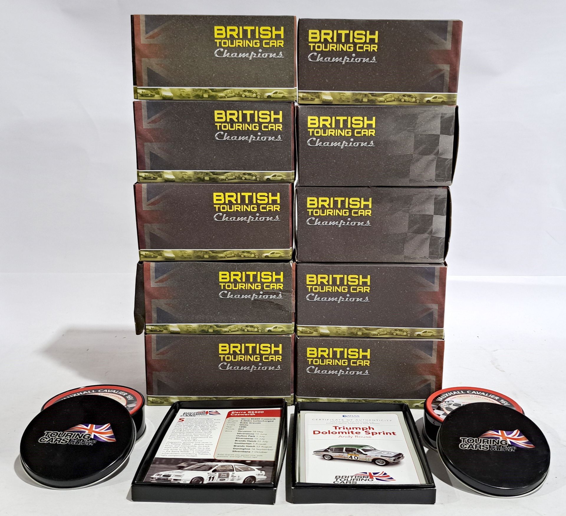 Atlas Editions British Touring Cars & related, a boxed group