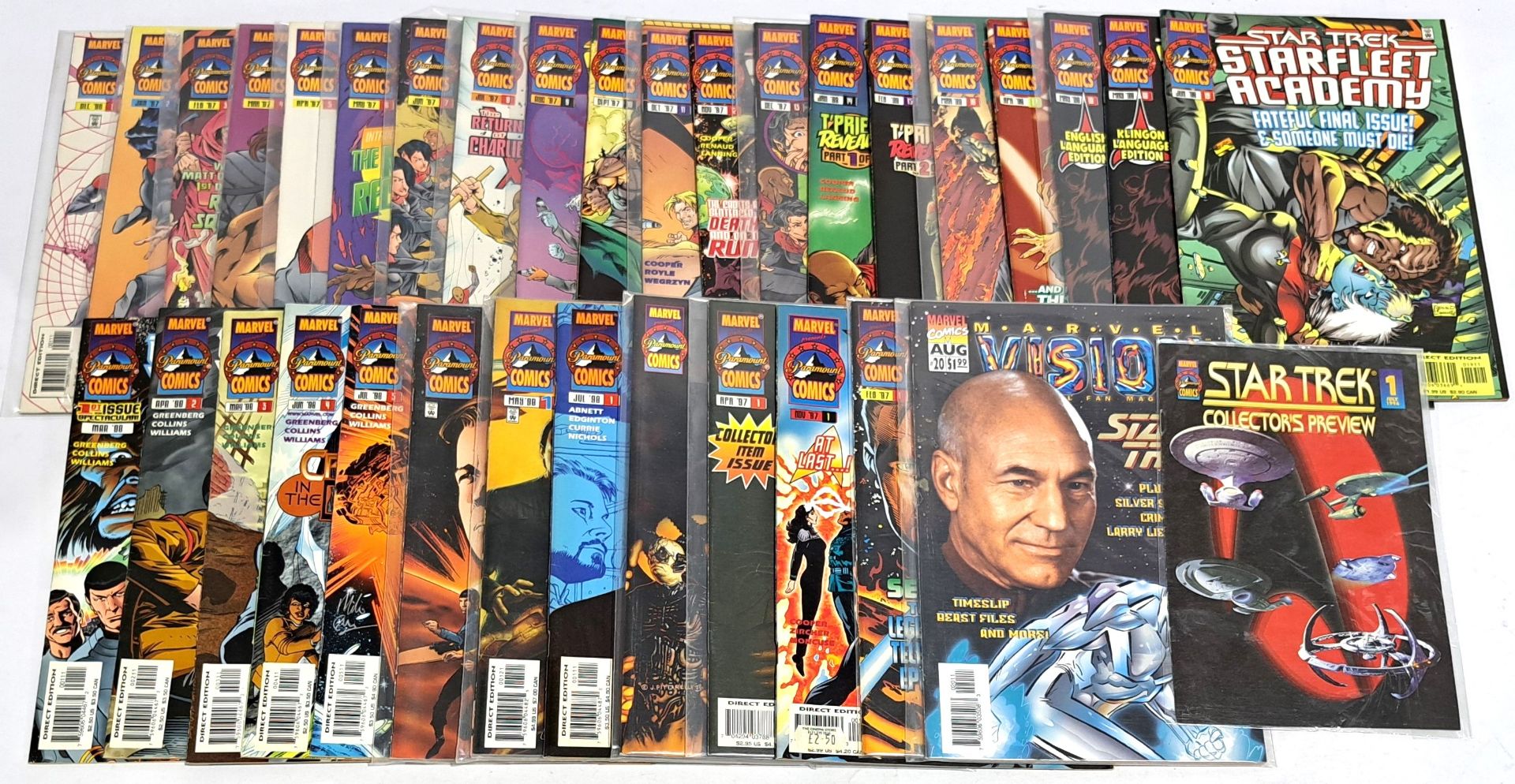 Quantity of Marvel Star Trek Comics