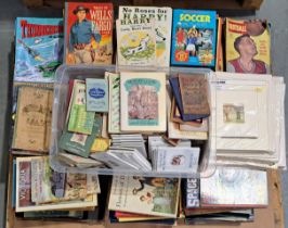 Large Quantity of Vintage to Modern Books, Annuals & Art Prints