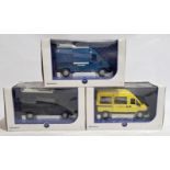 Norev Fiat Ducato 1:24 scale Police Emergency Vehicles, a boxed group