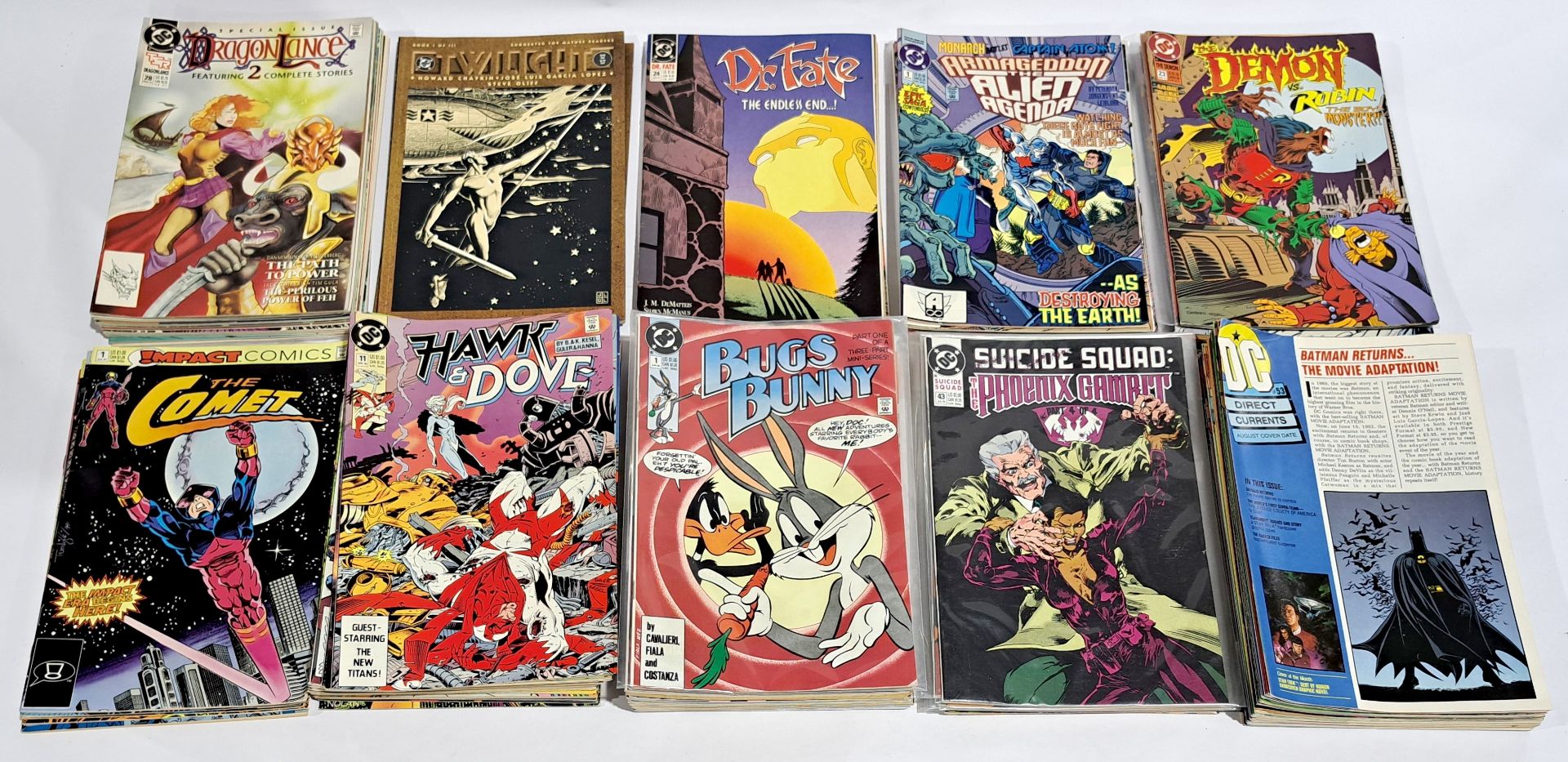 Quantity of DC Superhero & similar Comics