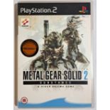Vintage/Retro Gaming. A boxed PlayStation 2 Game "Metal Gear Solid 2"