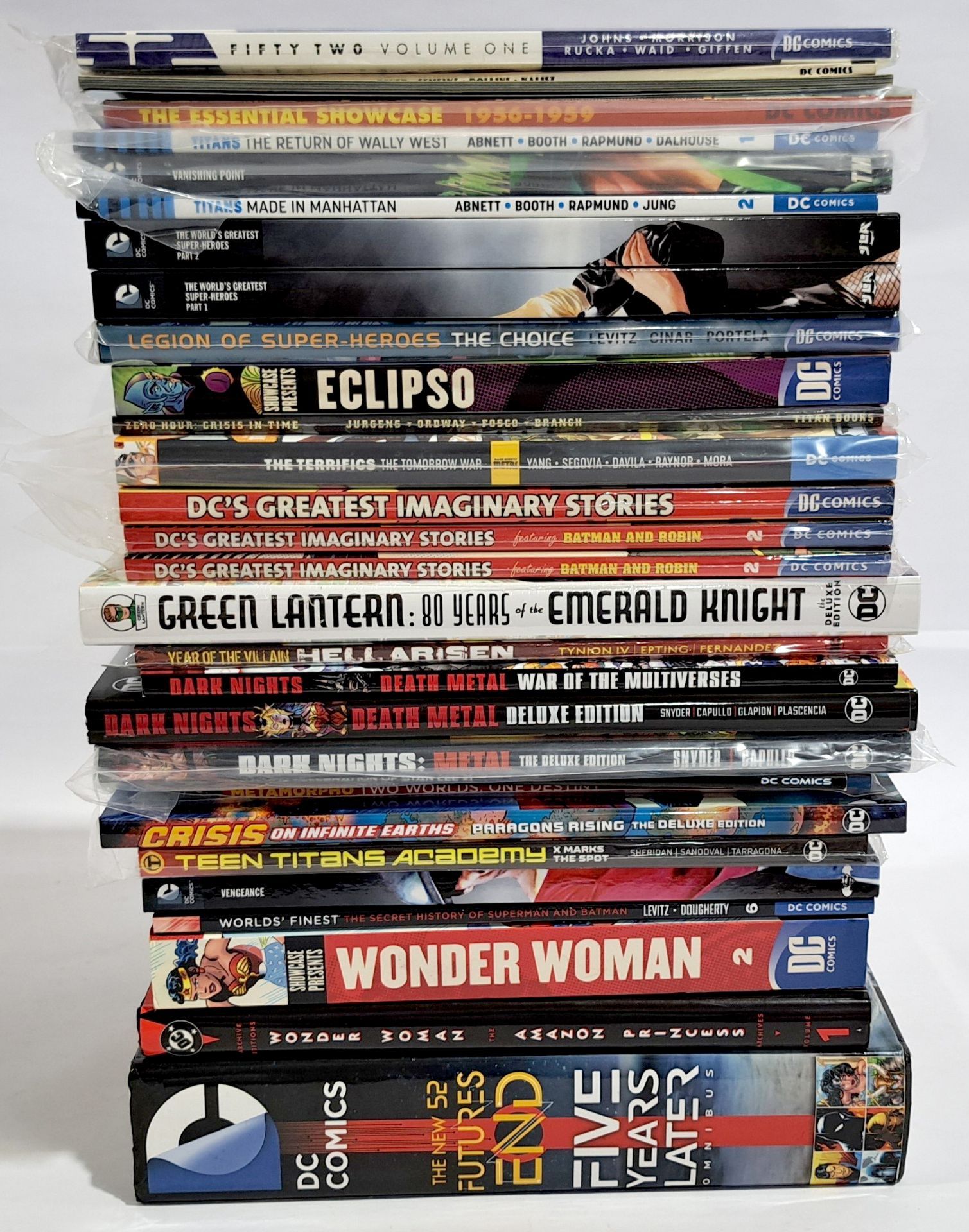 Quantity of DC Comics Superhero Graphic Novels & Trade Paperbacks