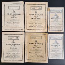 Bishop Auckland A.F.C Vintage Football Programmes