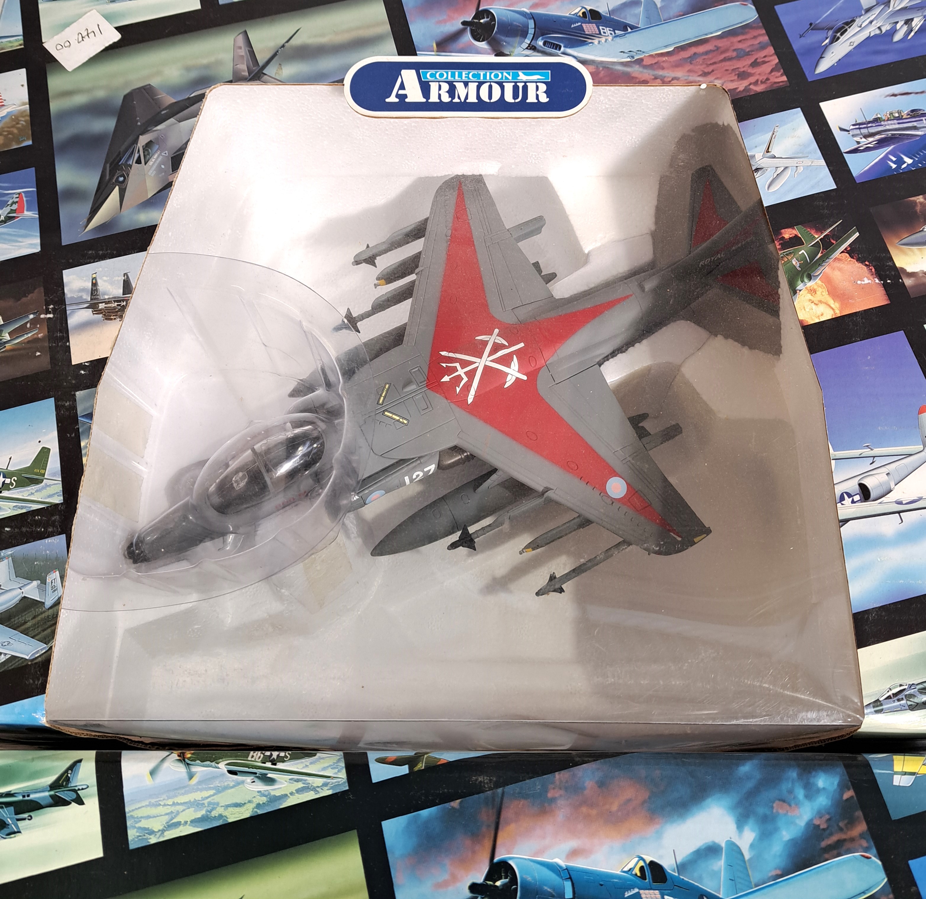Franklin Mint "Armour Collection", a boxed pair of 1:48 scale military aircraft - Image 2 of 3