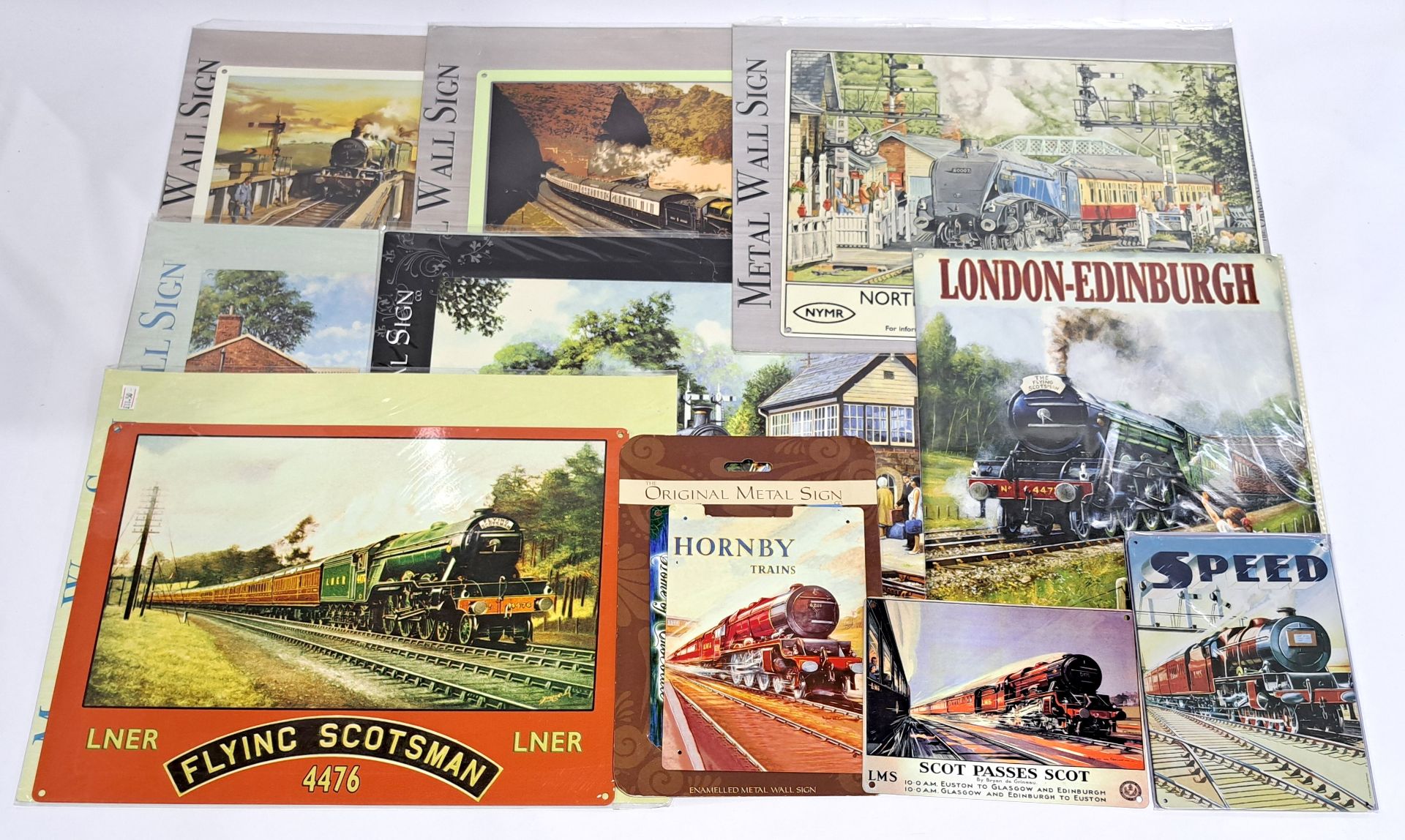 Large quantity of Metal Wall Signs, Agriculture, Trains, Ships, Automobiles, Buses, Seaside & sim... - Bild 6 aus 6