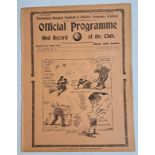 Tottenham Hotspur V Middlesbrough 1934 Pre-War (2nd World War) Football Programme