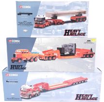 Corgi Heavy Haulage, a boxed 1:50 scale group