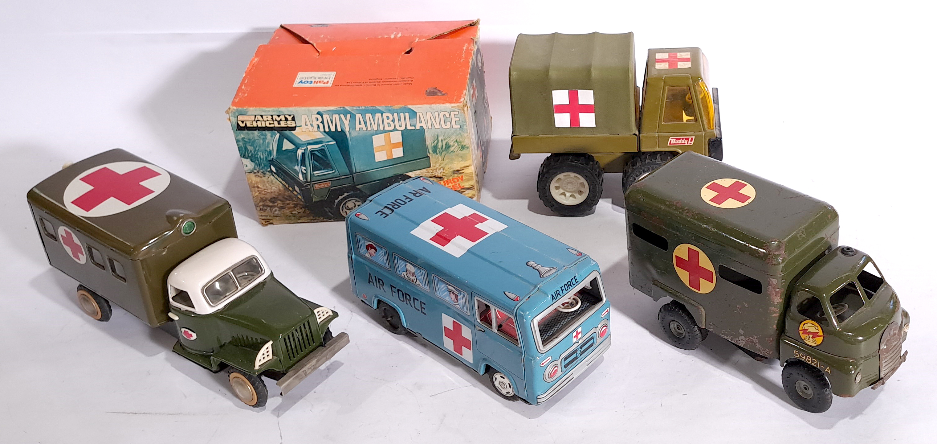 Palitoy Sturdy Steel & similar, Military Ambulance, a boxed & unboxed group
