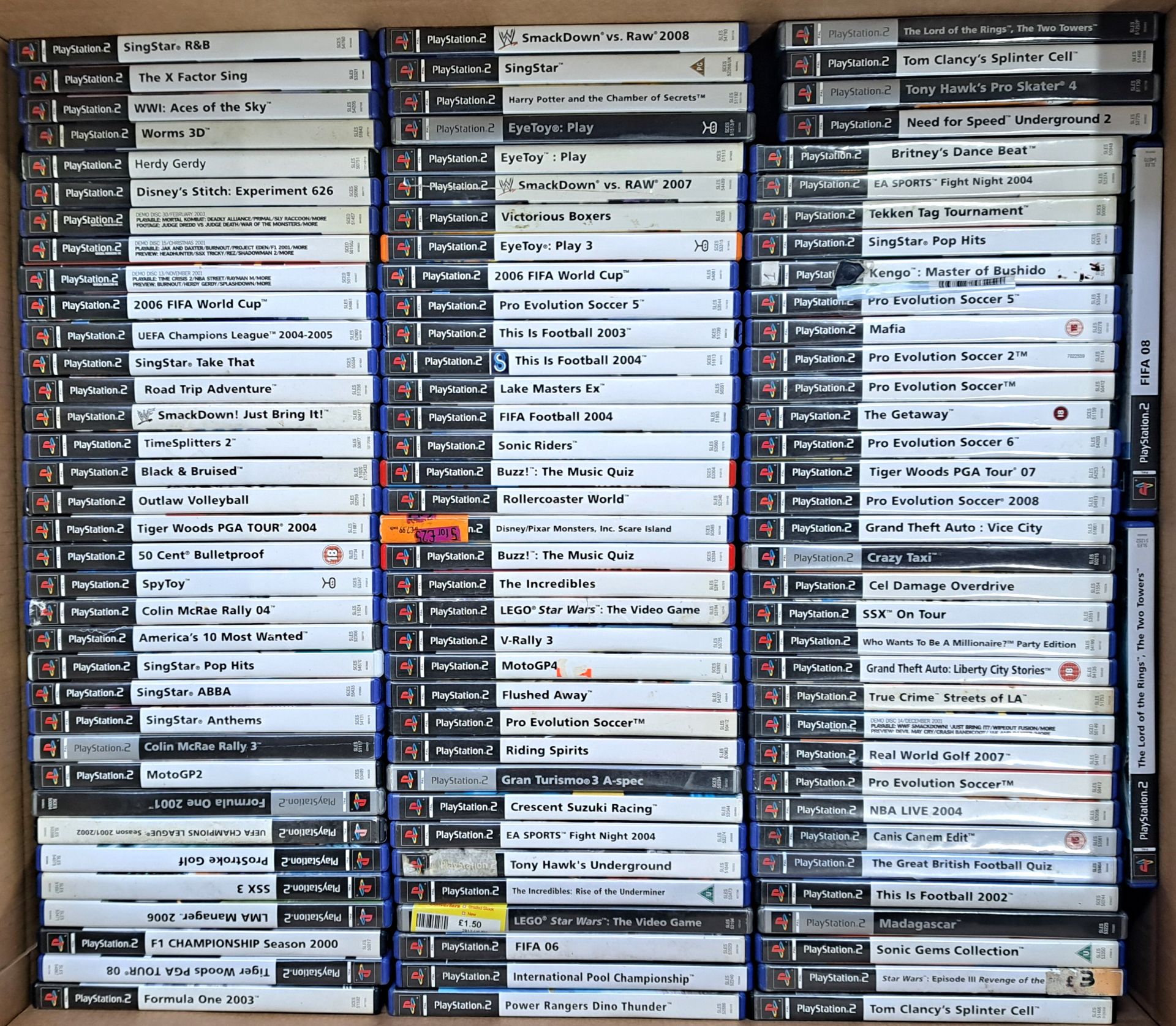 Vintage Gaming - Sony PlayStation 2 (PS2), a QTY of boxed games
