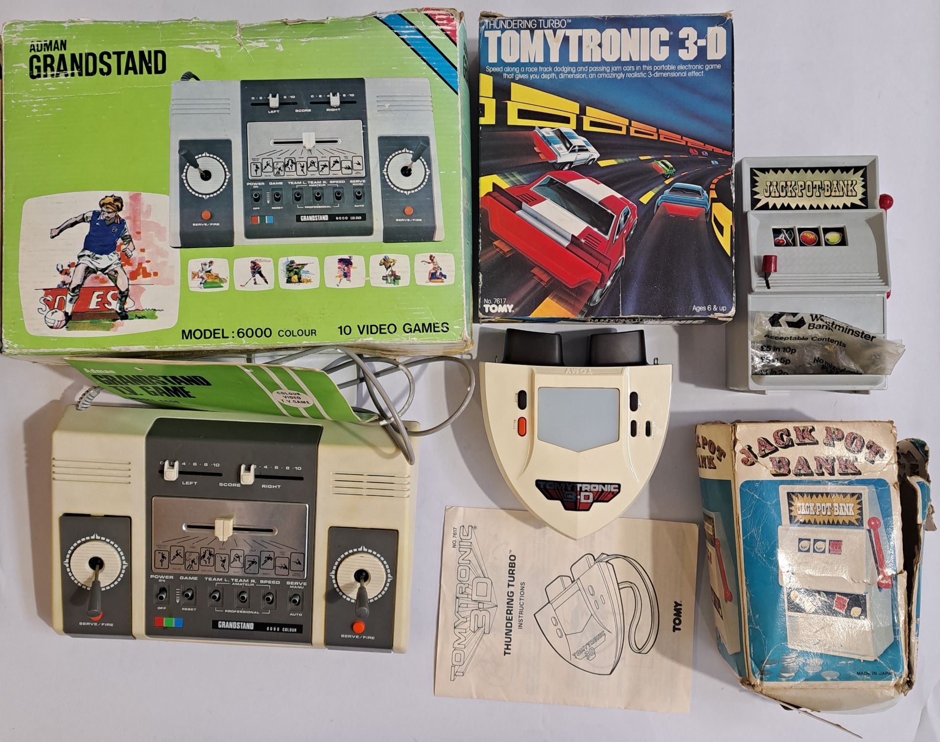 Vintage/Retro Gaming and similar comprising of a boxed Adman Grandstand 6000