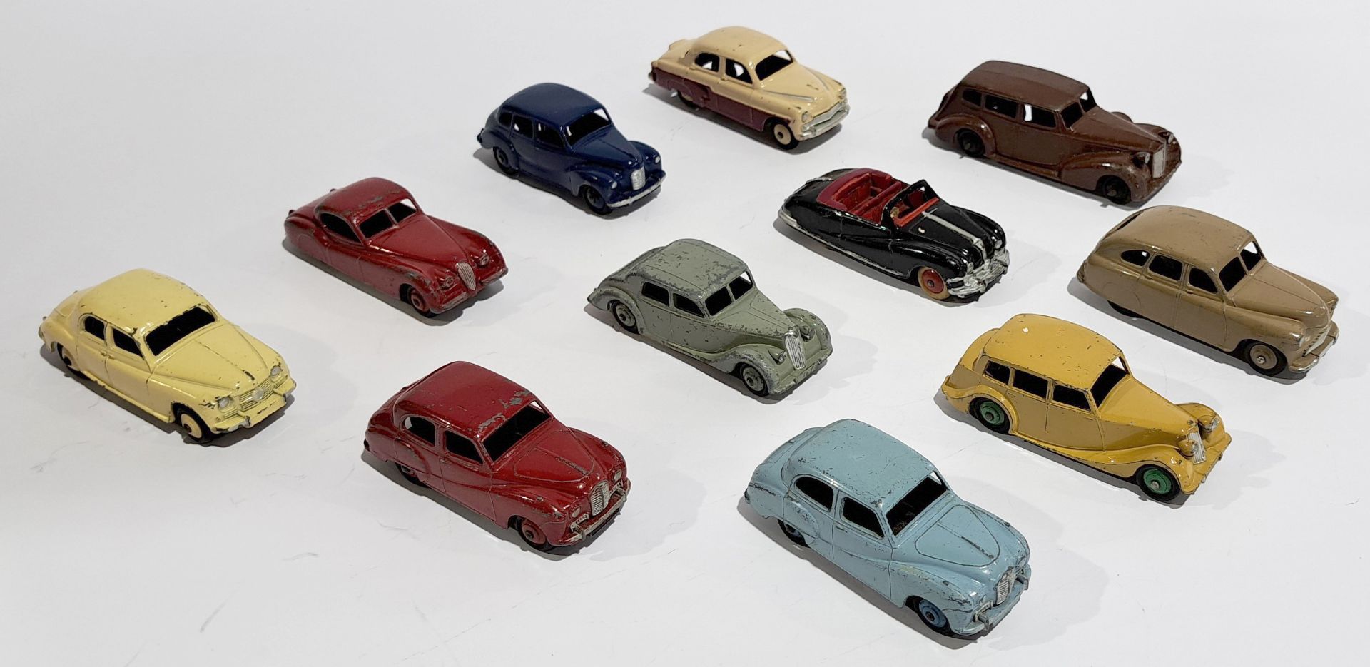 Dinky, an unboxed vintage vehicle group