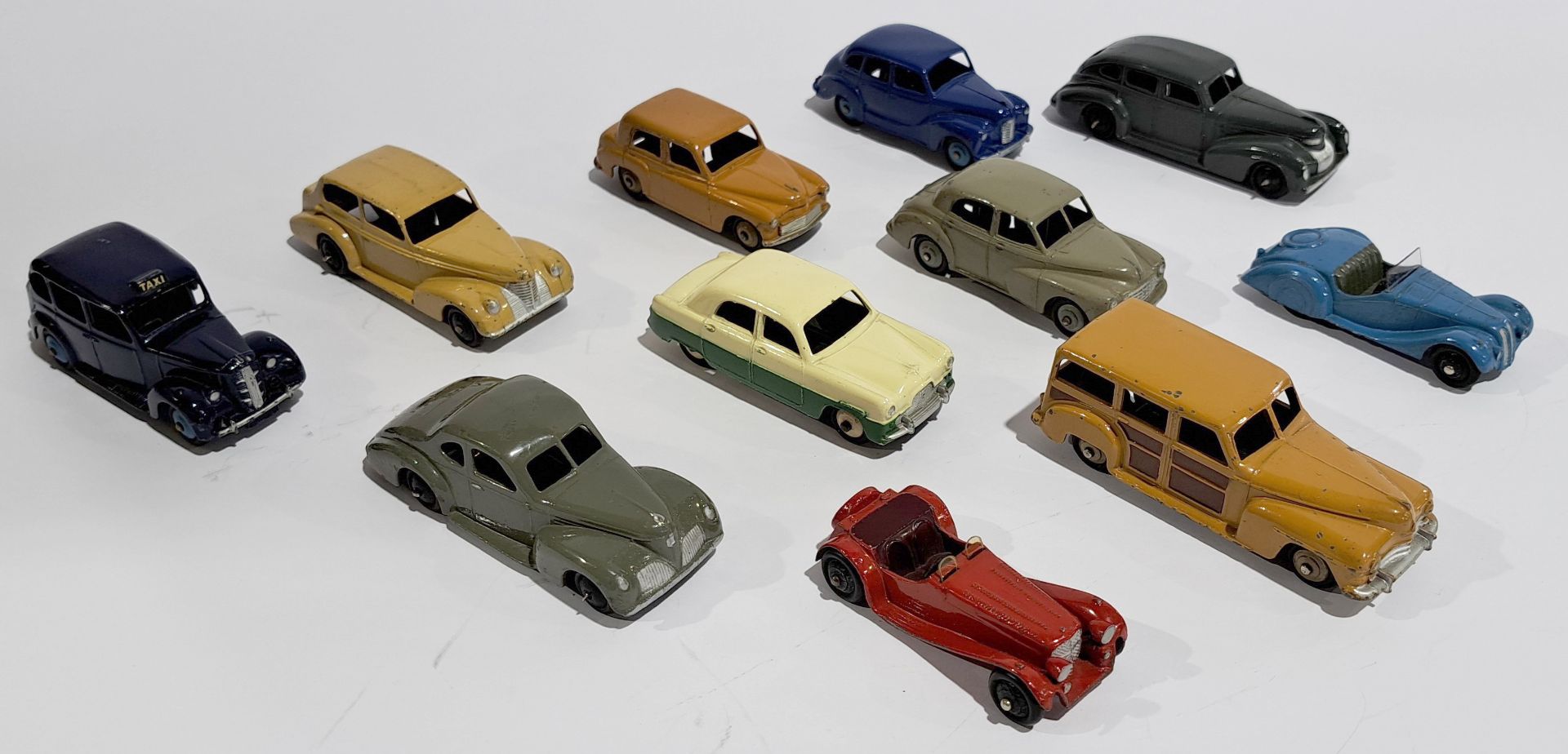 Dinky, an unboxed vintage vehicle group