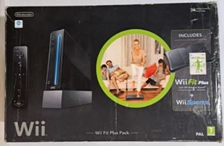 Vintage/Retro Gaming, a boxed Nintendo Wii "Wii Fit Plus Pack"