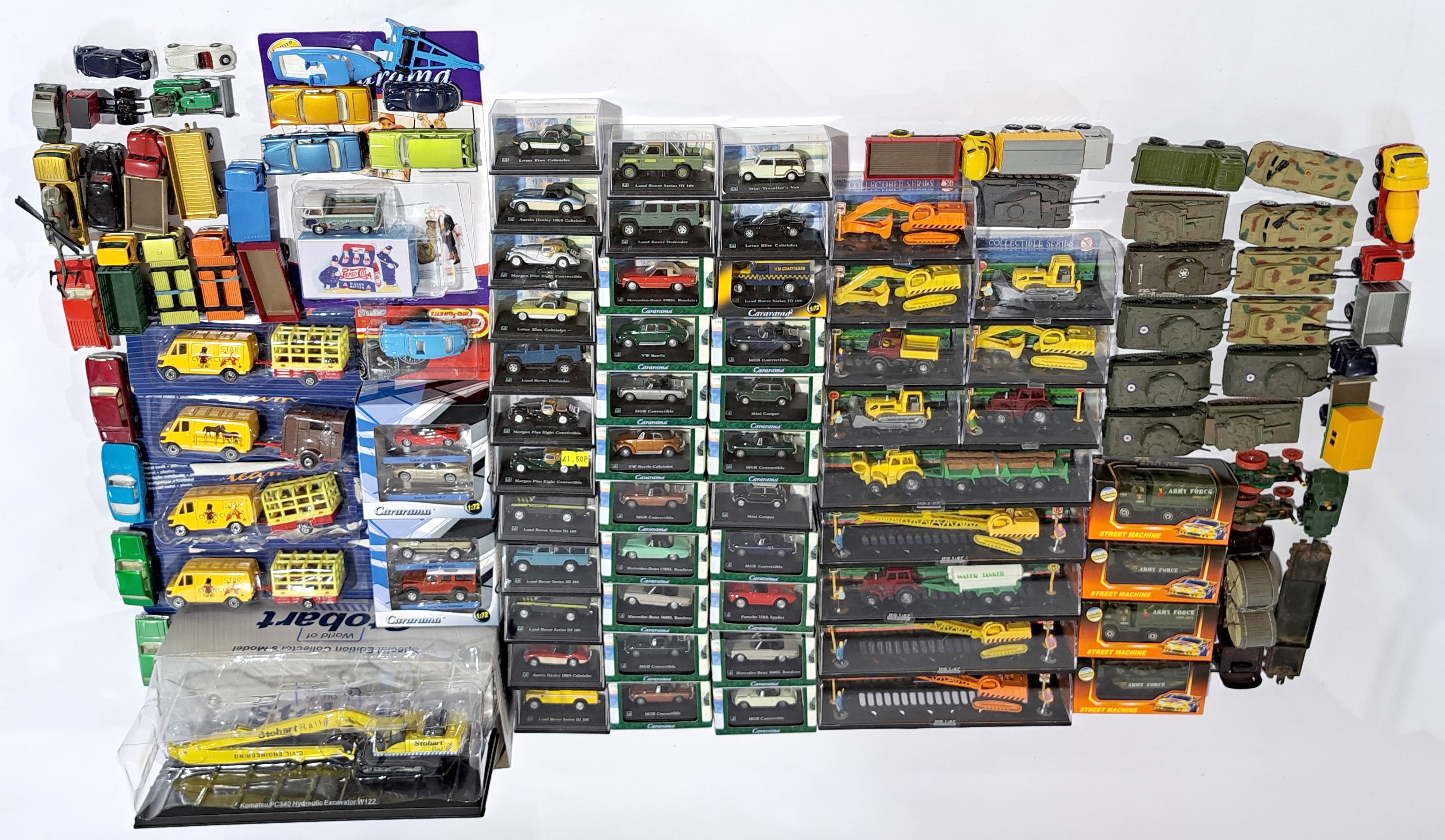 Matchbox, Cararama & similar, Car, Commercial & Military vehicles, a boxed & unboxed group