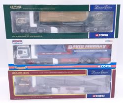 Corgi, a boxed group of 1:50 Scale Truck/Trailer models