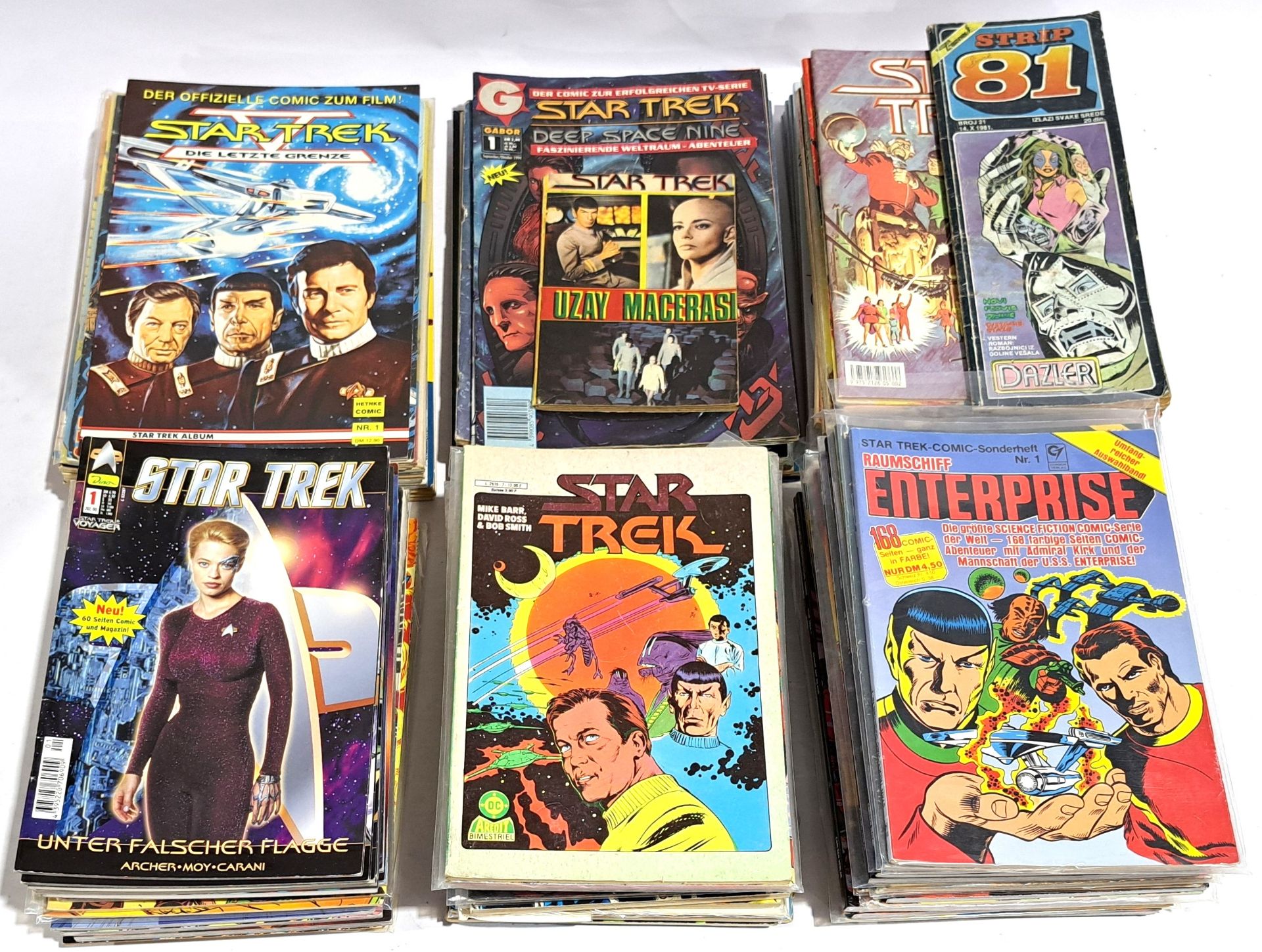 Quantity of Star Trek Foreign Language Comics