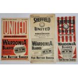 Sheffield United V Middlesbrough a group of Vintage 1940's Football Programmes