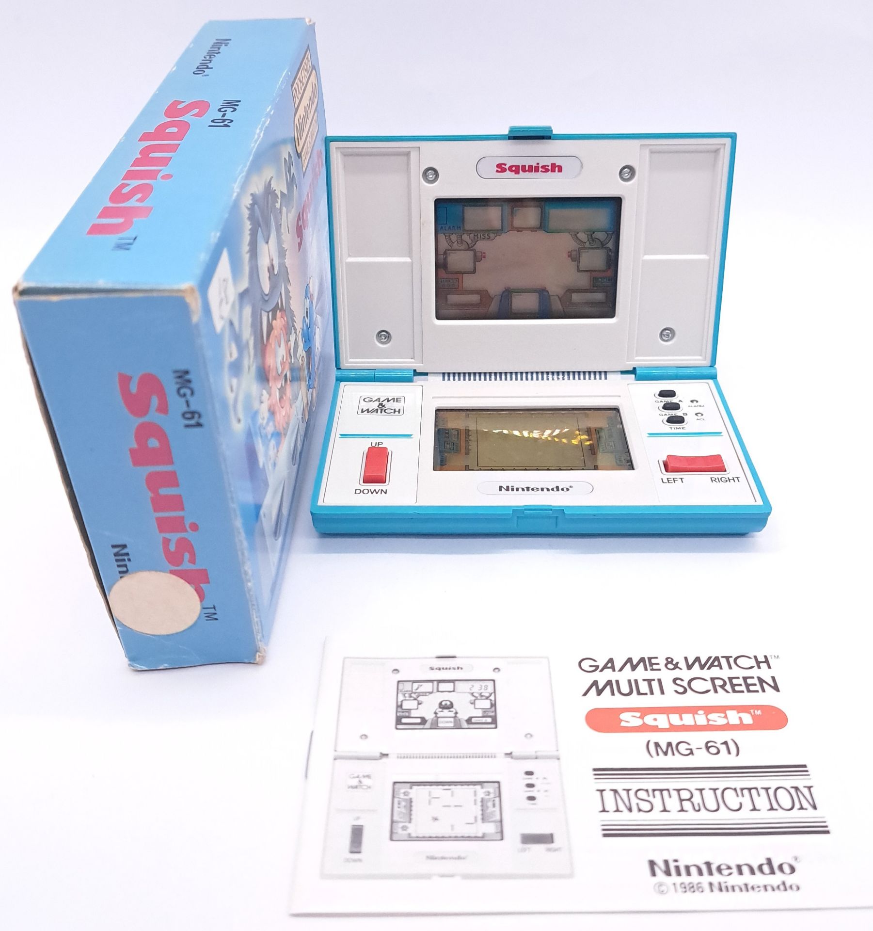 Vintage/Retro Gaming. Nintendo Game & Watch, boxed MG-61 “Squish” - Bild 2 aus 10