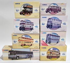 Corgi Classics & similar, Bus & Coach related, a boxed group