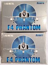 Franklin Mint "Armour Collection", a boxed pair of 1:48 scale military aircraft