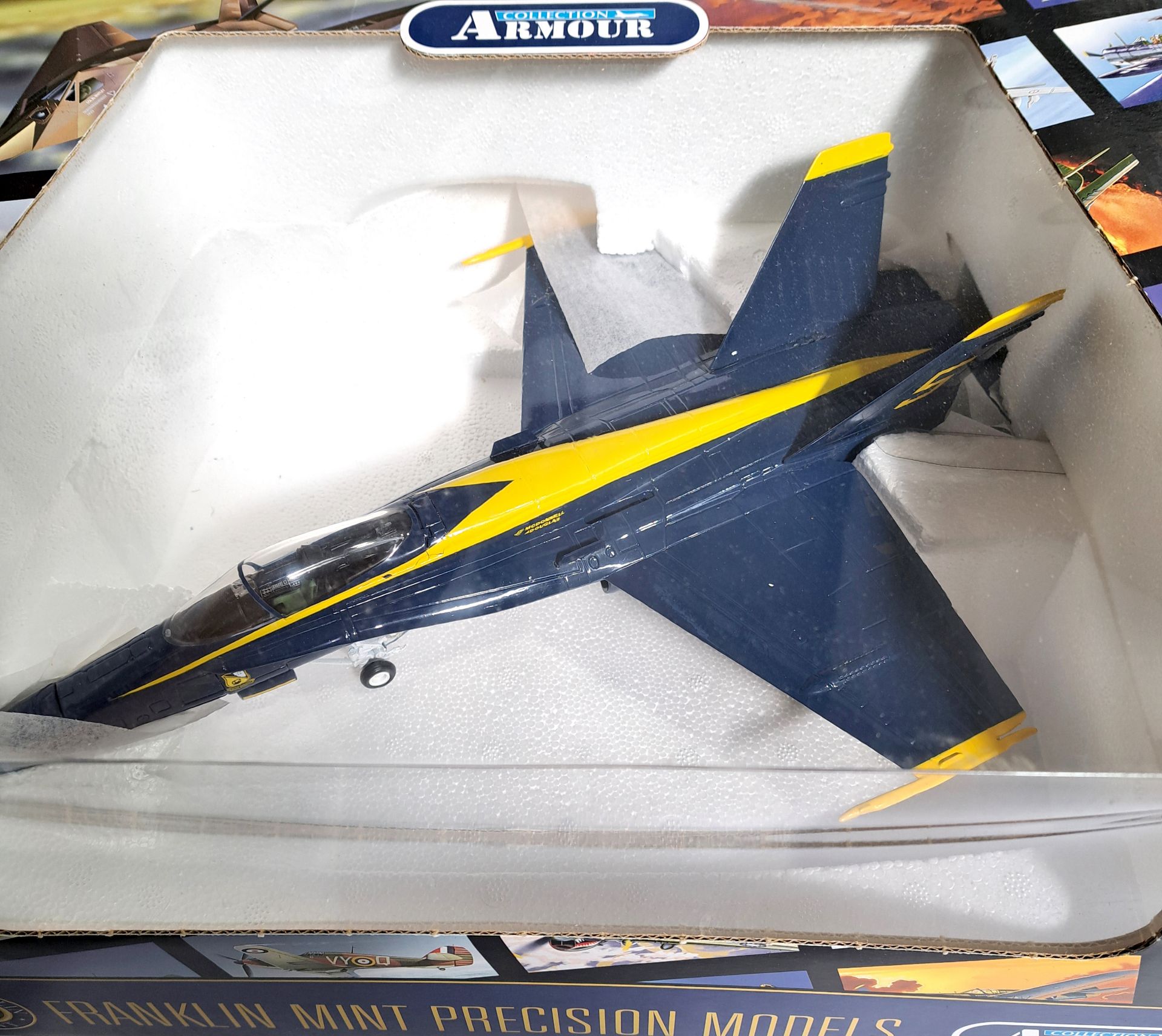 Franklin Mint "Armour Collection", a boxed pair of 1:48 scale military aircraft - Image 2 of 3