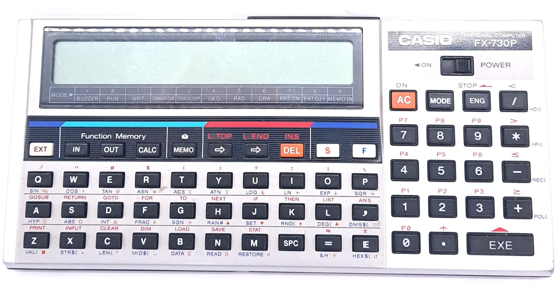 Vintage/Retro Gaming & Electronics, Casio fx-730P Personal Computer / Calculator from 1984 - Bild 2 aus 3