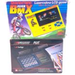 Vintage/Retro Gaming. Grandstand "BMX Flyer" 1983 Handheld  Lasercolour Game Console