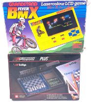 Vintage/Retro Gaming. Grandstand "BMX Flyer" 1983 Handheld  Lasercolour Game Console