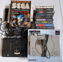 Vintage/Retro Gaming. Sega & PlayStation, a group to include Sega 16-Bit Megadrive