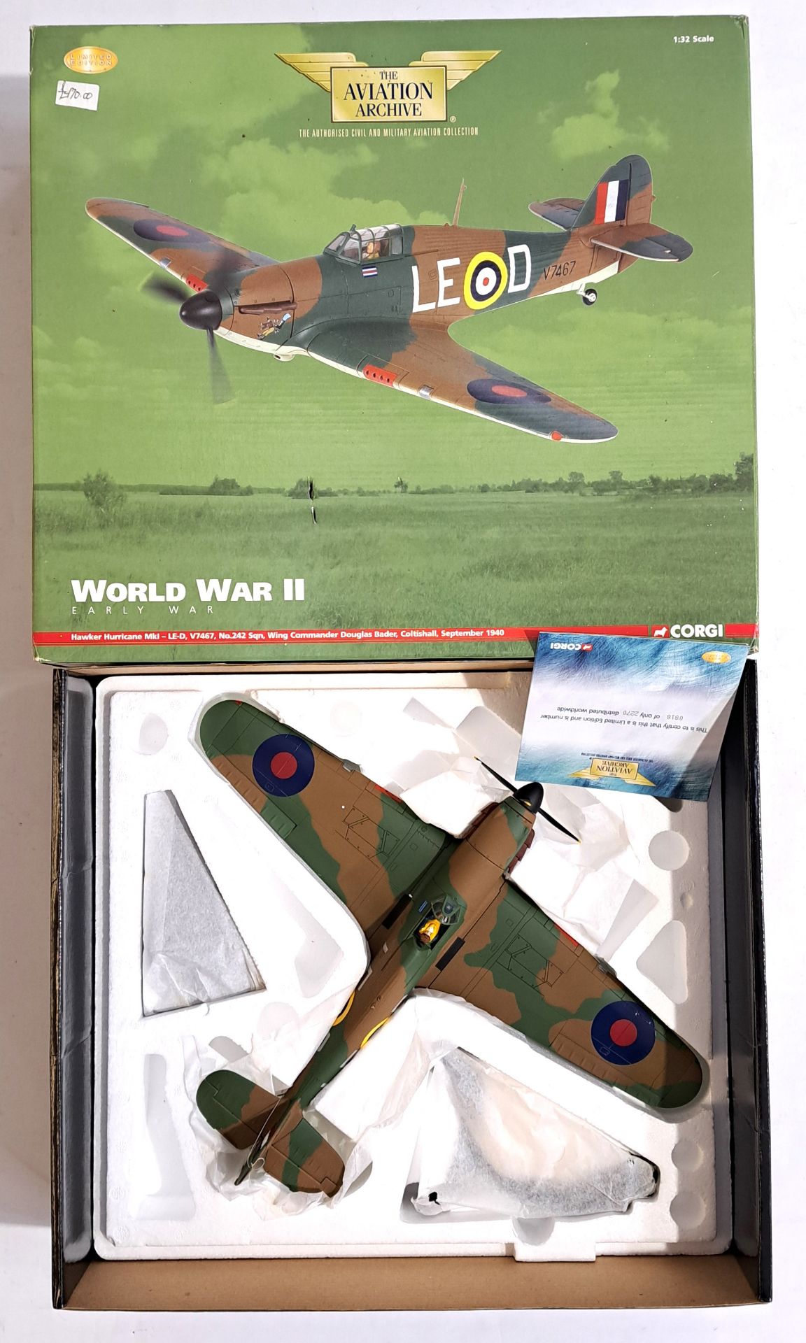 Corgi "Aviation Archive" a boxed 1/32 scale AA35505 (World War II – Early War)