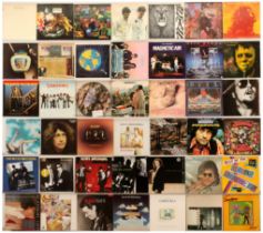 A Group of Mixed Rock LPs
