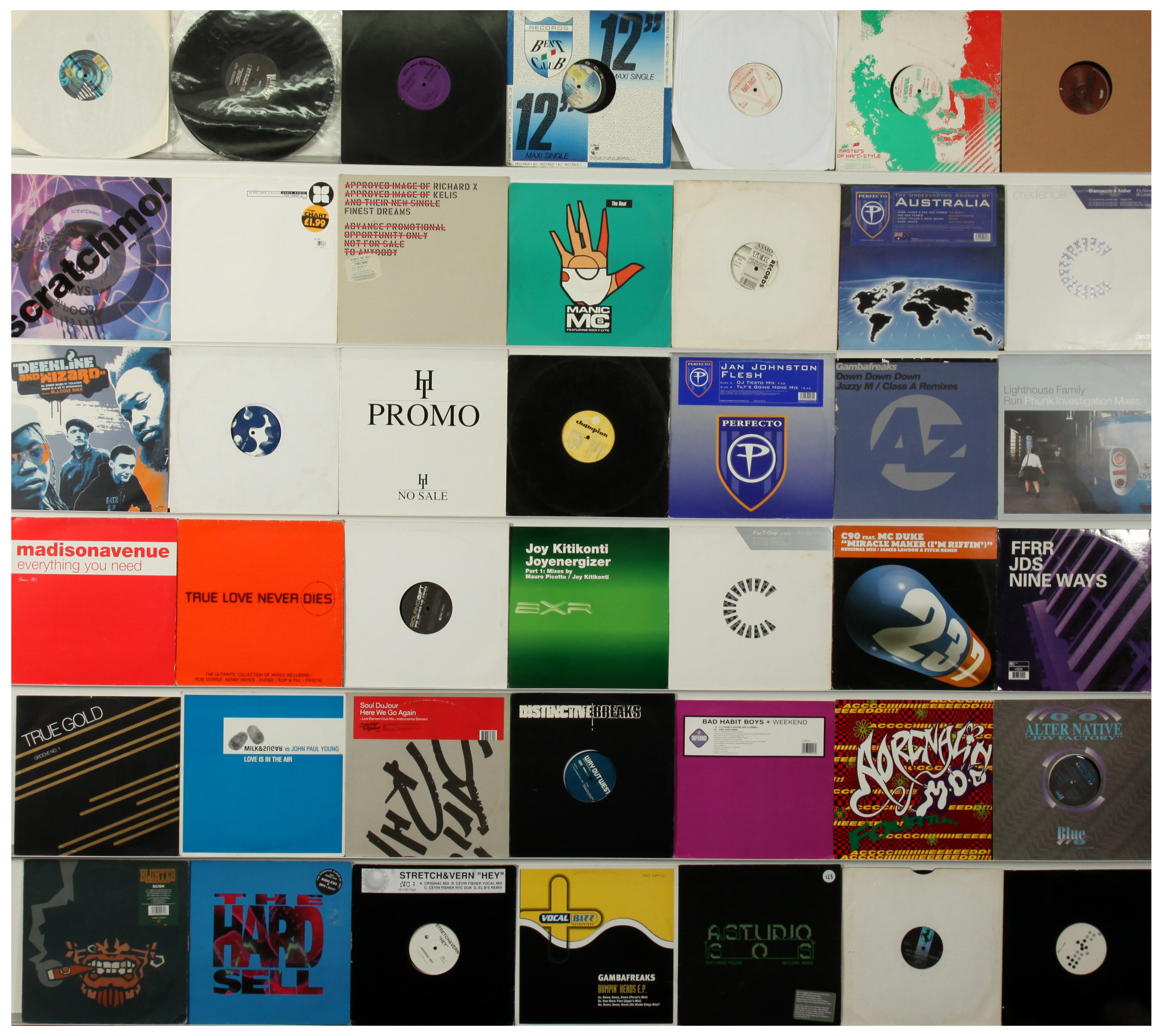 Dance And Electronica 12" Singles